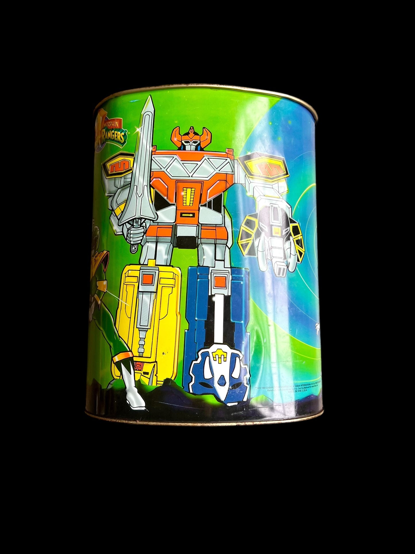 1990s Power Rangers Trash Bin