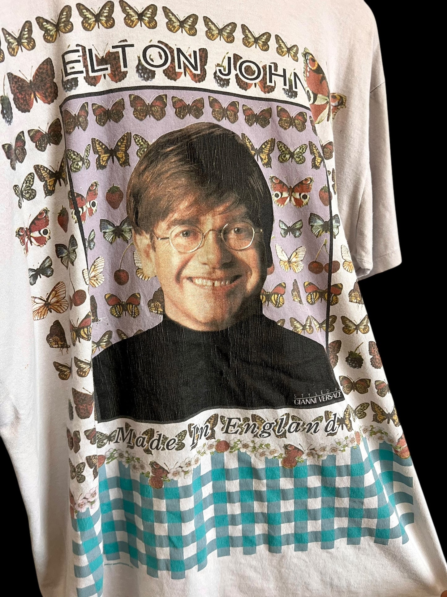 1990s Elton John Gianni Versace T-Shirt