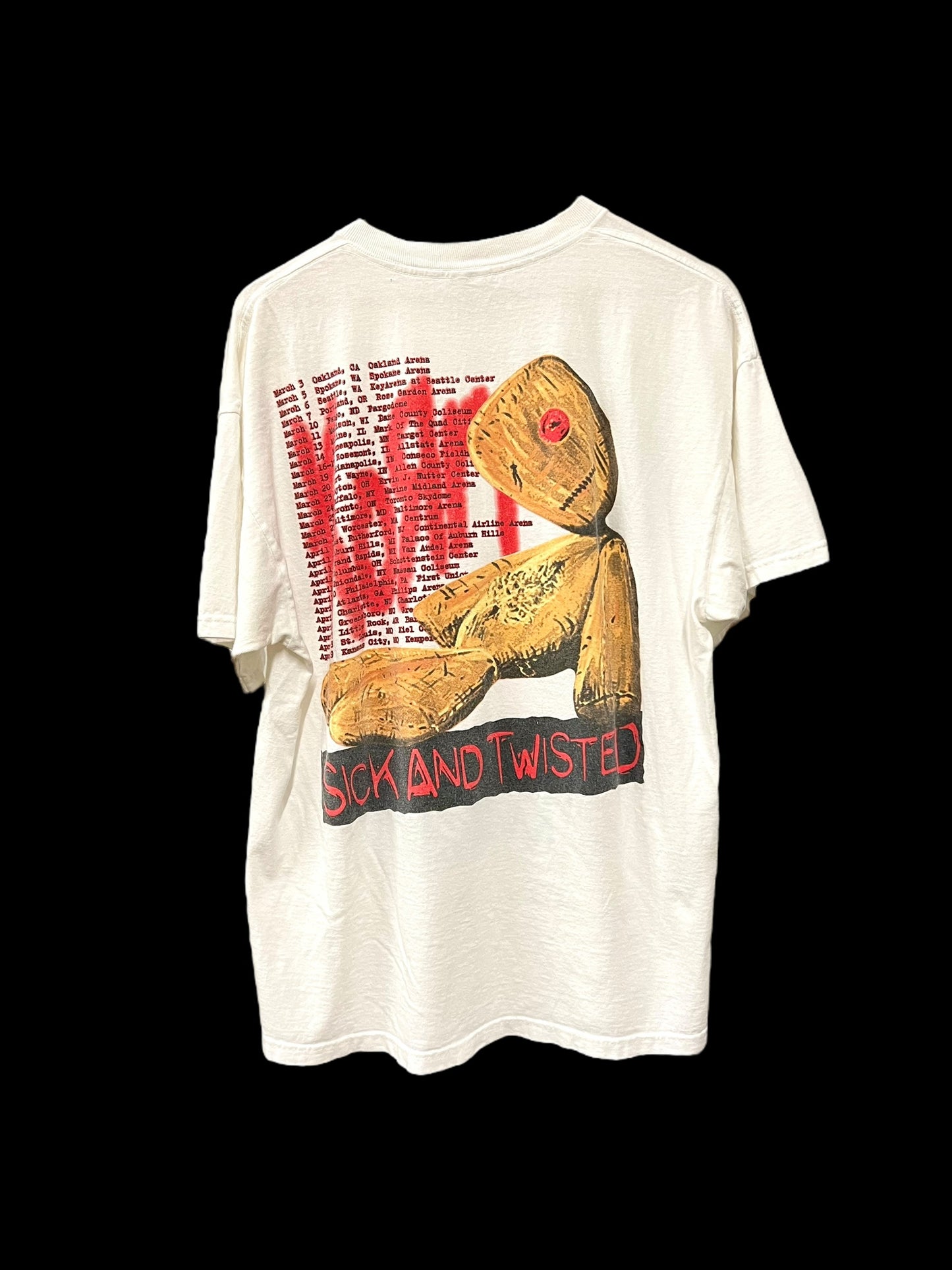 2000s Korn Sick and Twisted T-Shirt