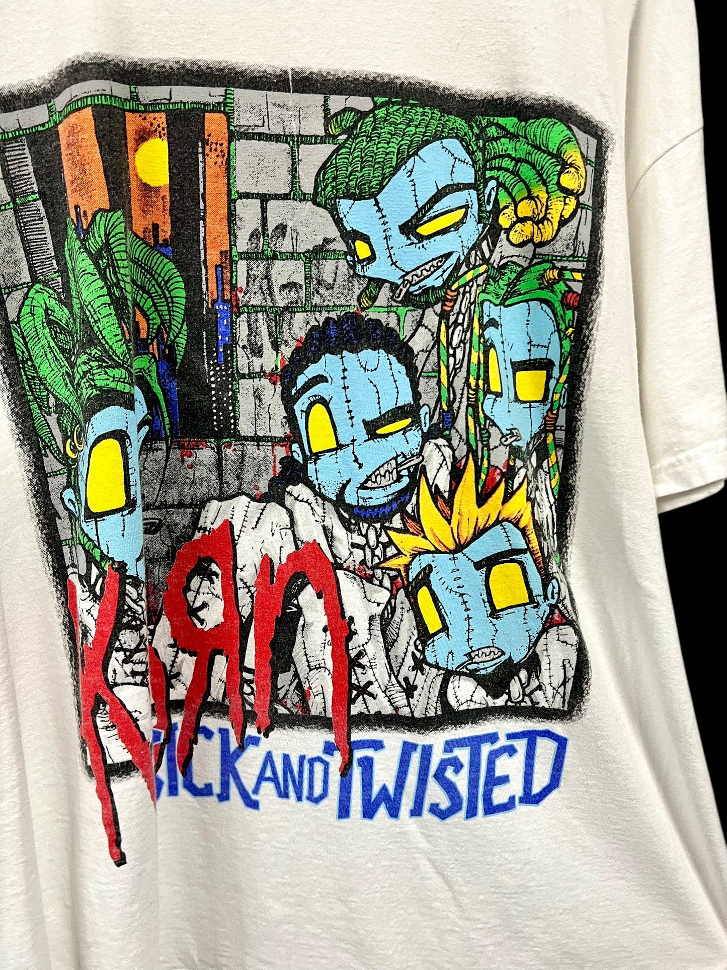 2000s Korn Sick and Twisted T-Shirt