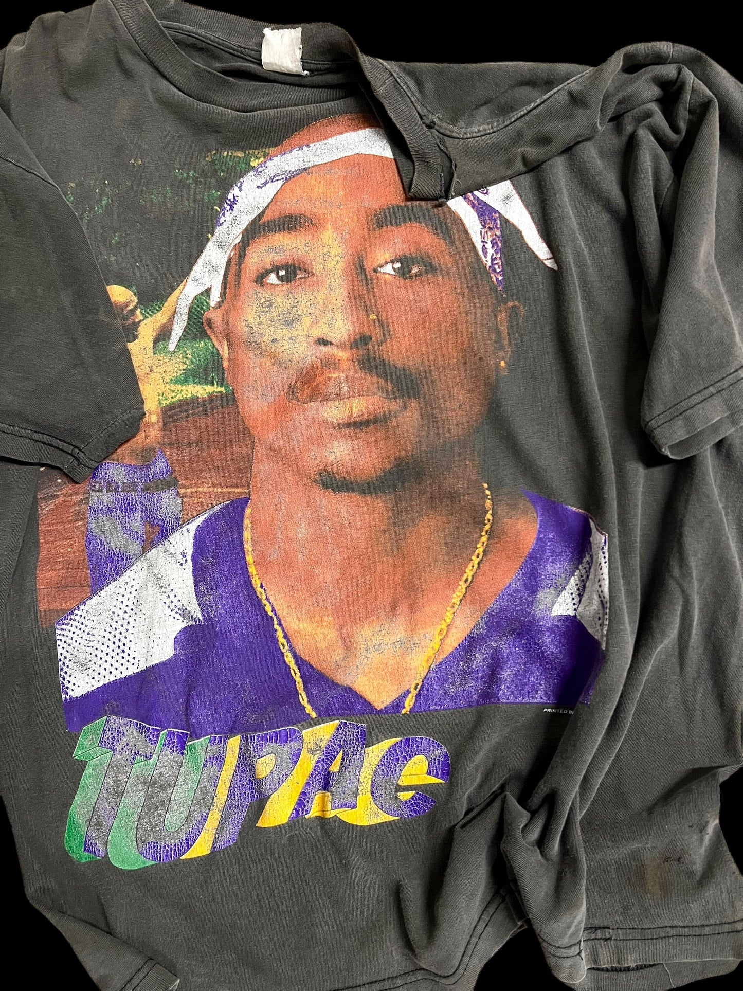 1990s Tupac Rap T-Shirt