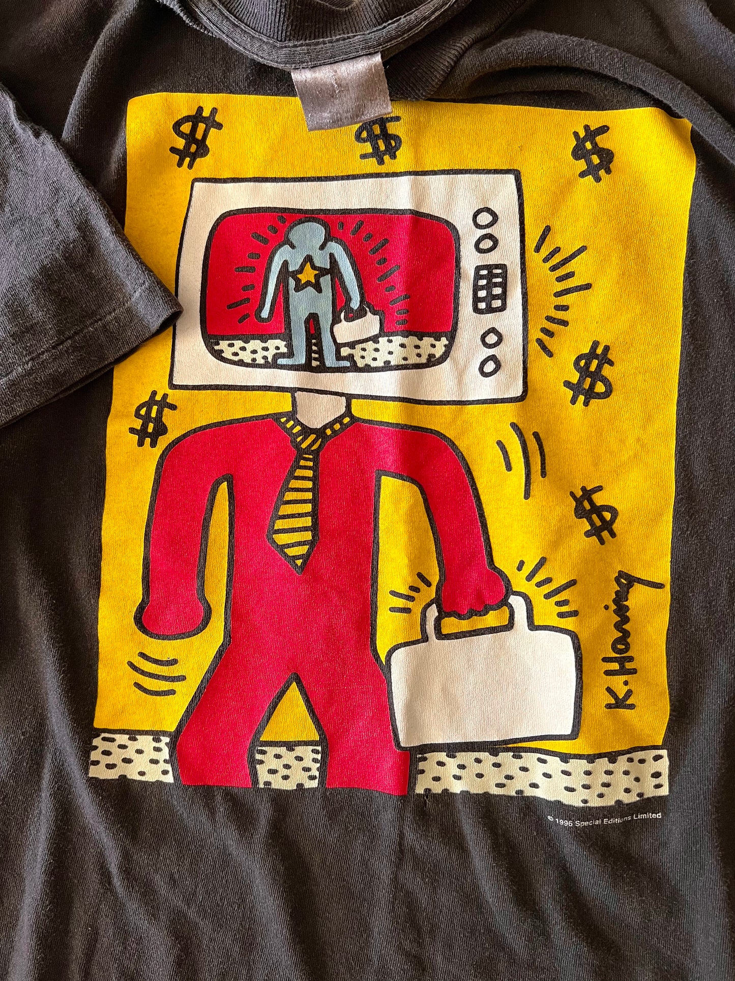 1990s Keith Haring Art T-Shirt