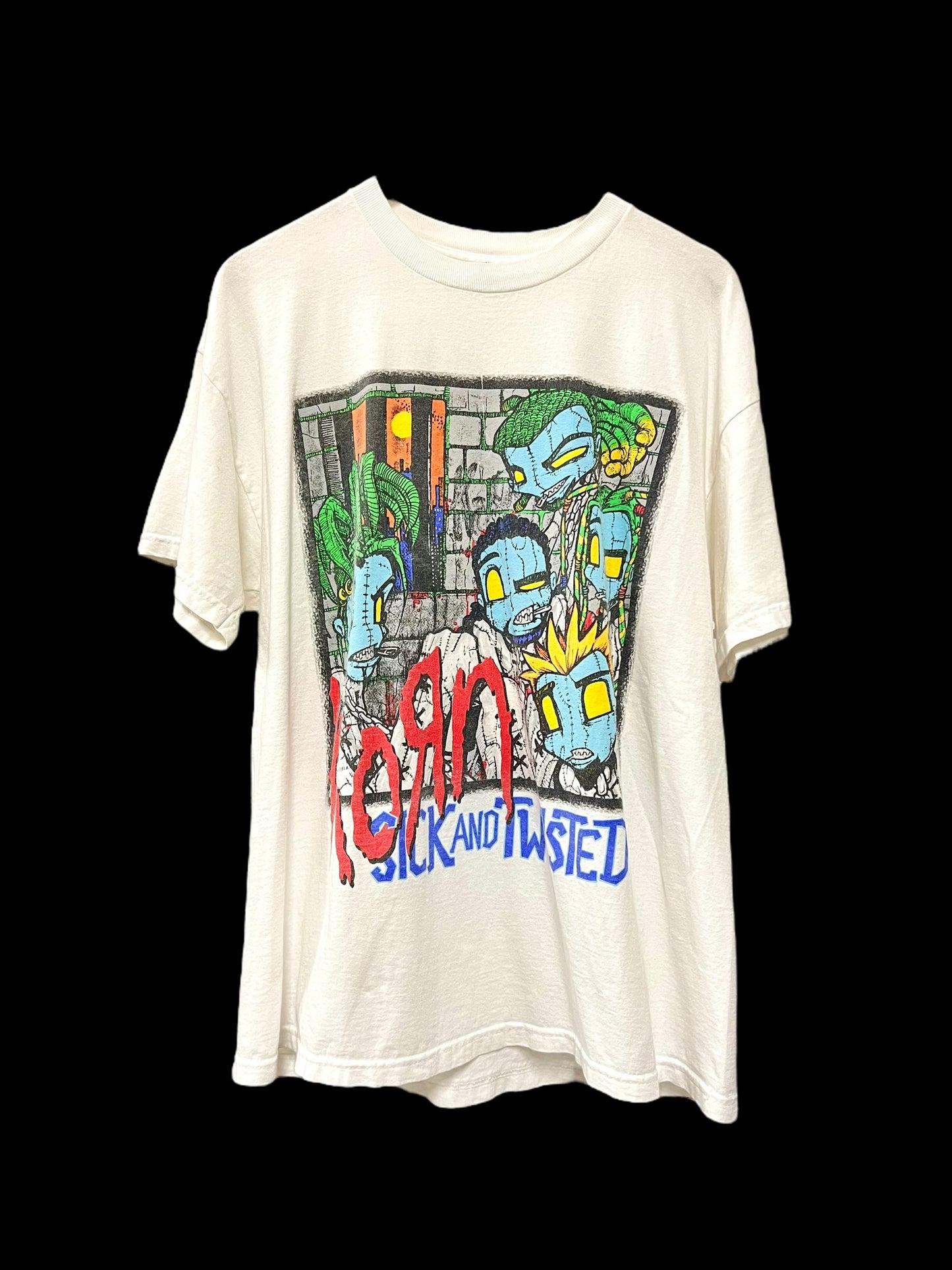2000s Korn Sick and Twisted T-Shirt