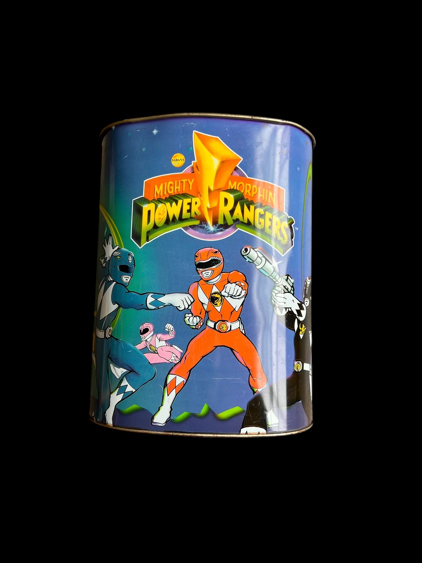 1990s Power Rangers Trash Bin