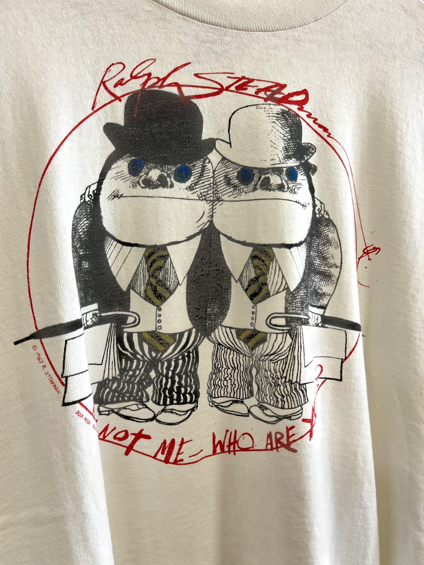 1990s Ralph Steadman Tweedle Dee and Tweedle Dum T-Shirt