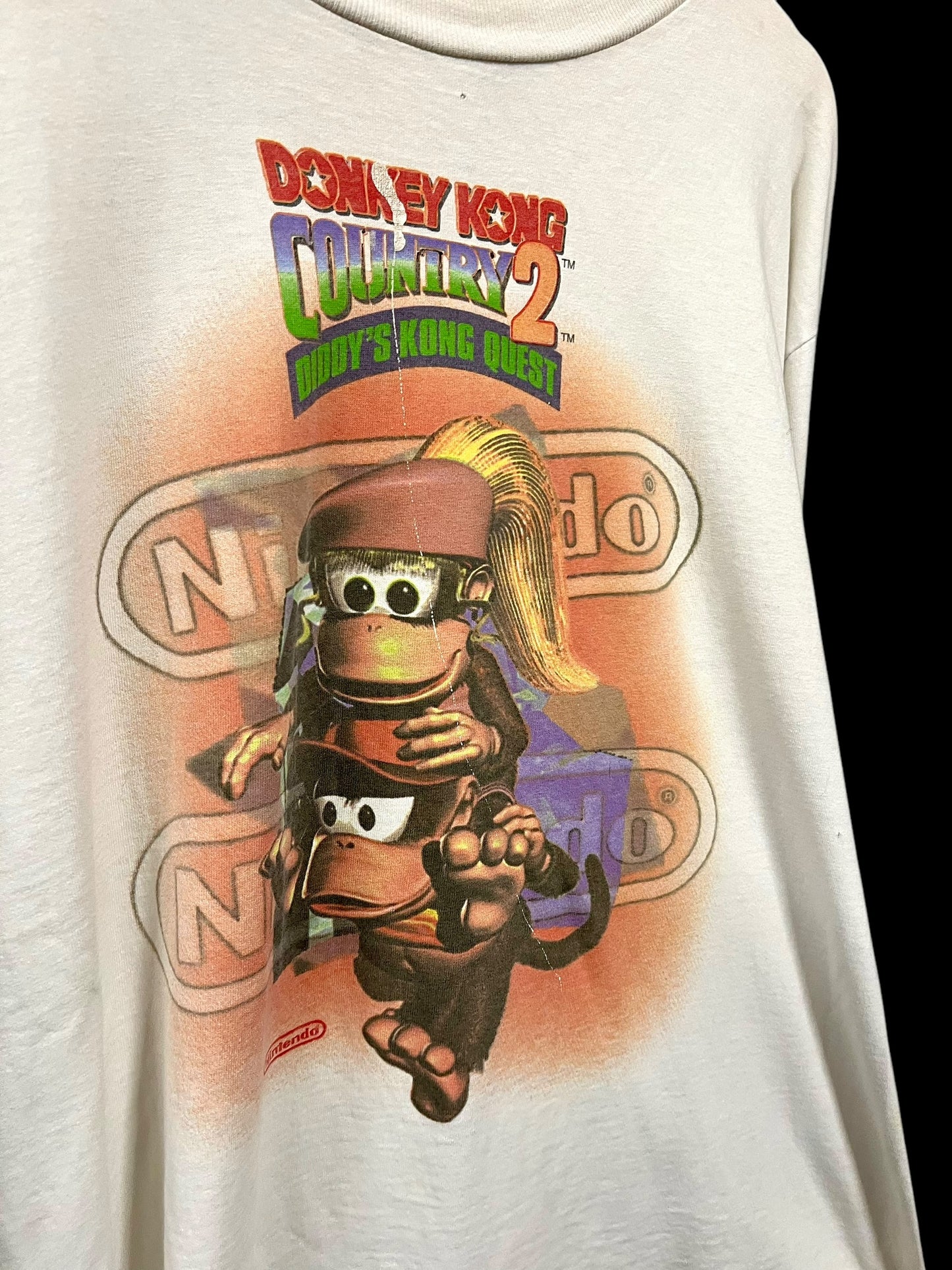 1990s Nintendo Donkey Kong Long Sleeve