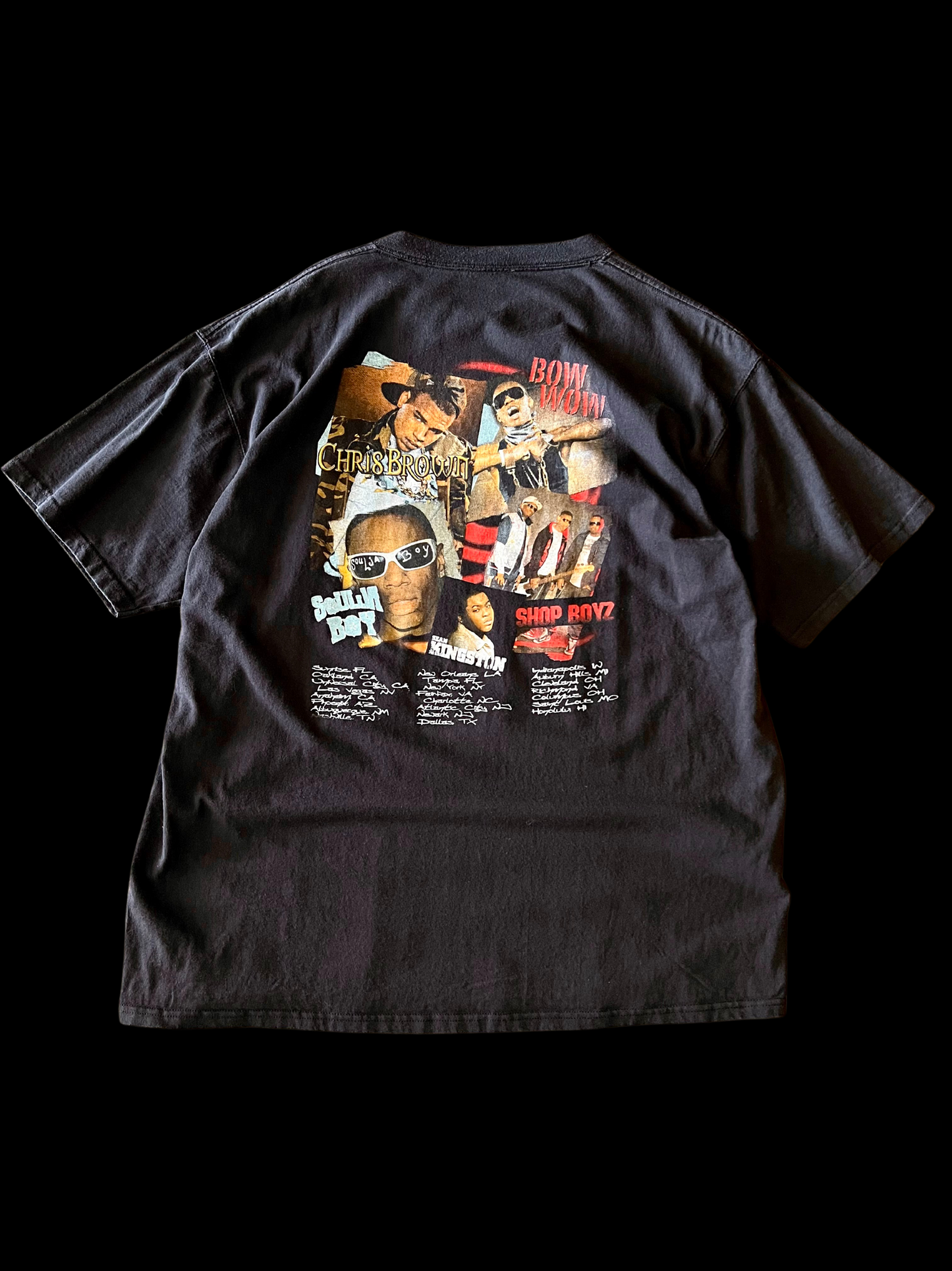 2000s Chris Brown Music T-Shirt
