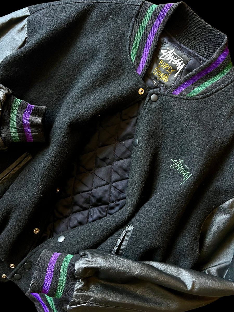 1990s Stussy Varsity Jacket – junwoosample