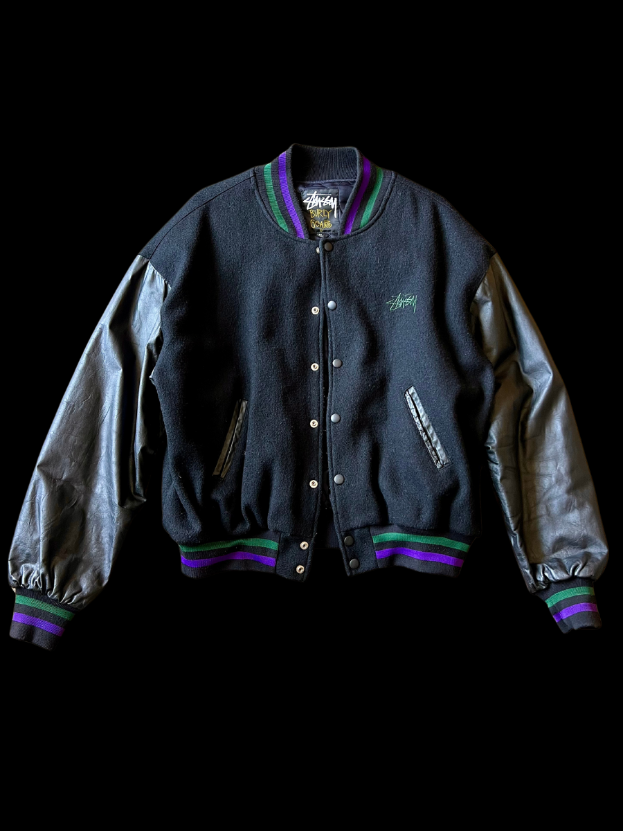 1990s Stussy Varsity Jacket – junwoosample 1990s Stussy Varsity Jacket – junwoosample