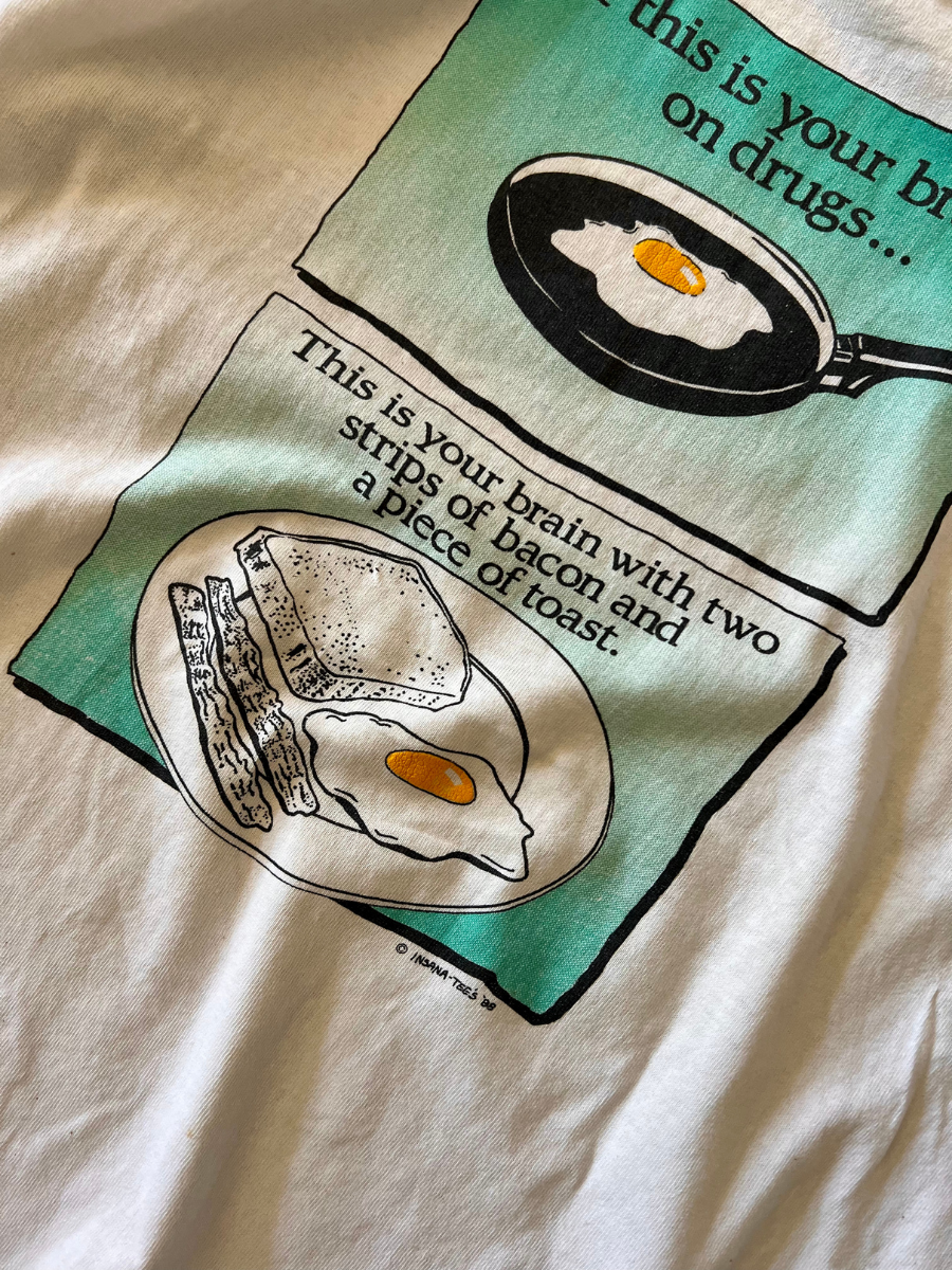1980s Breakfast Parody T-Shirt