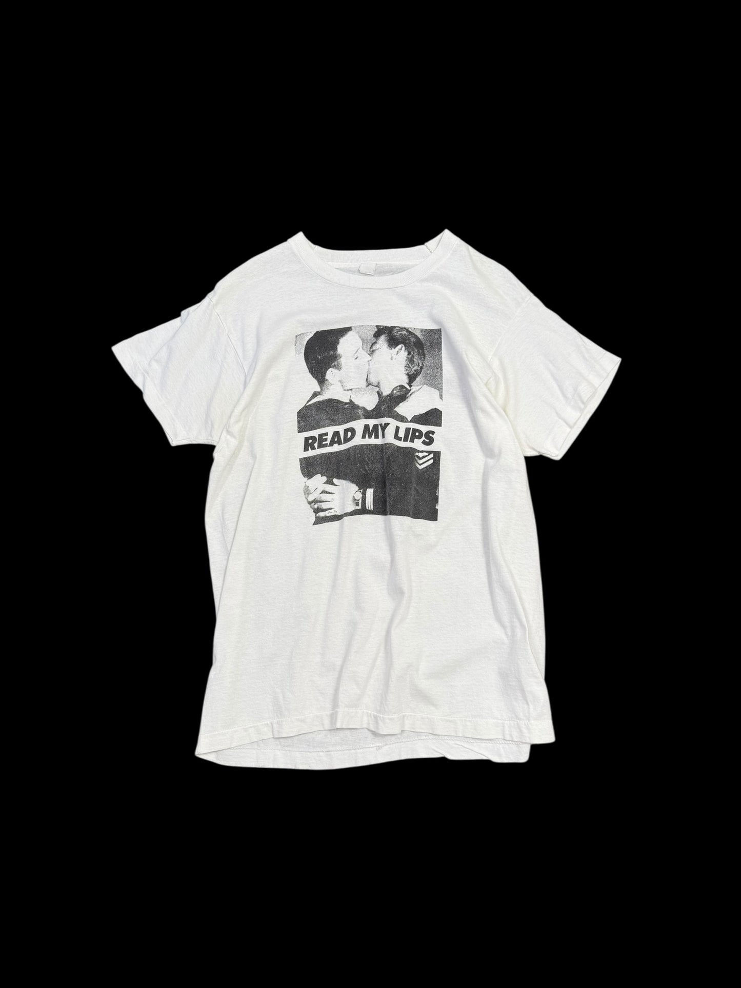 1980s Read my Lips Pop Art T-Shirt