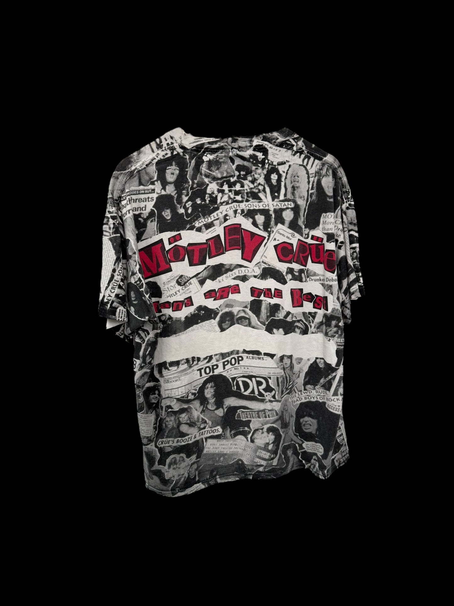 1990s Motley Crue All Over Print T-Shirt