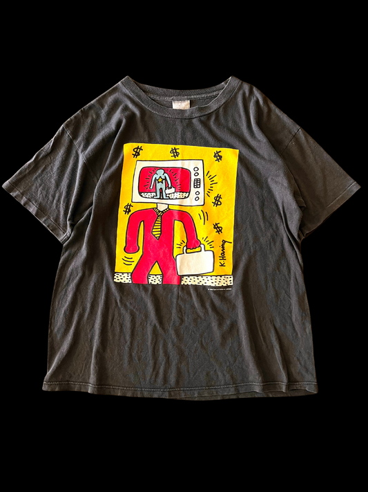 1990s Keith Haring Art T-Shirt