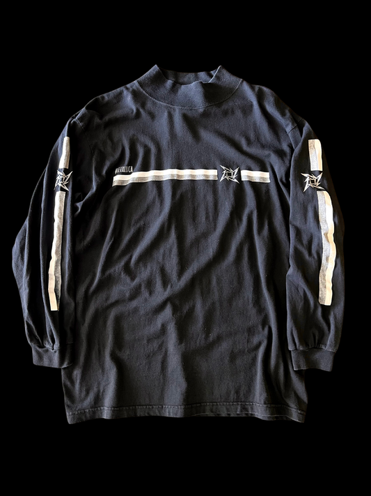 1990s Metallica Band Mock neck Shirt